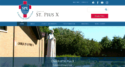 Desktop Screenshot of churchofstpiusx.org