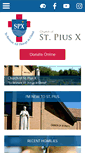 Mobile Screenshot of churchofstpiusx.org